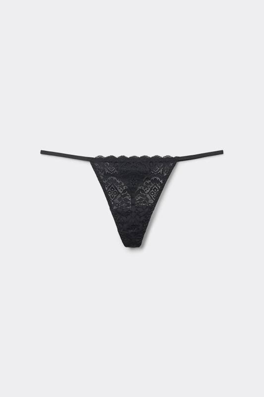 Venlisa Transparan Dantel Tanga Külot V6500